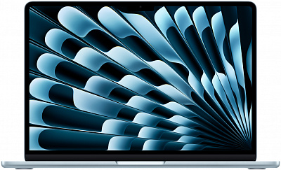 Ноутбук Apple MacBook Air 15" (M4, 2025) 16 ГБ, 256 ГБ SSD, небесно-голубой